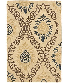 Antiquity At460 Gold and Multi 2' x 3' Area Rug