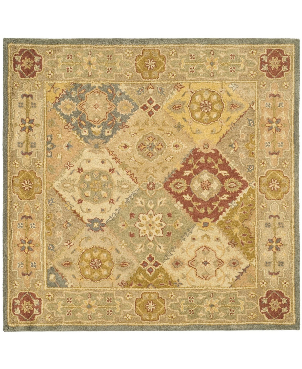 Safavieh Antiquity At316 Multi 6' x 6' Square Area Rug - Multi