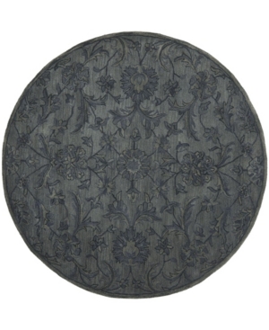 Safavieh Antiquity At824 Gray And Multi 6' X 6' Round Area Rug