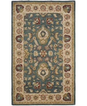 Safavieh Antiquity At15 Blue And Beige 5' X 8' Area Rug