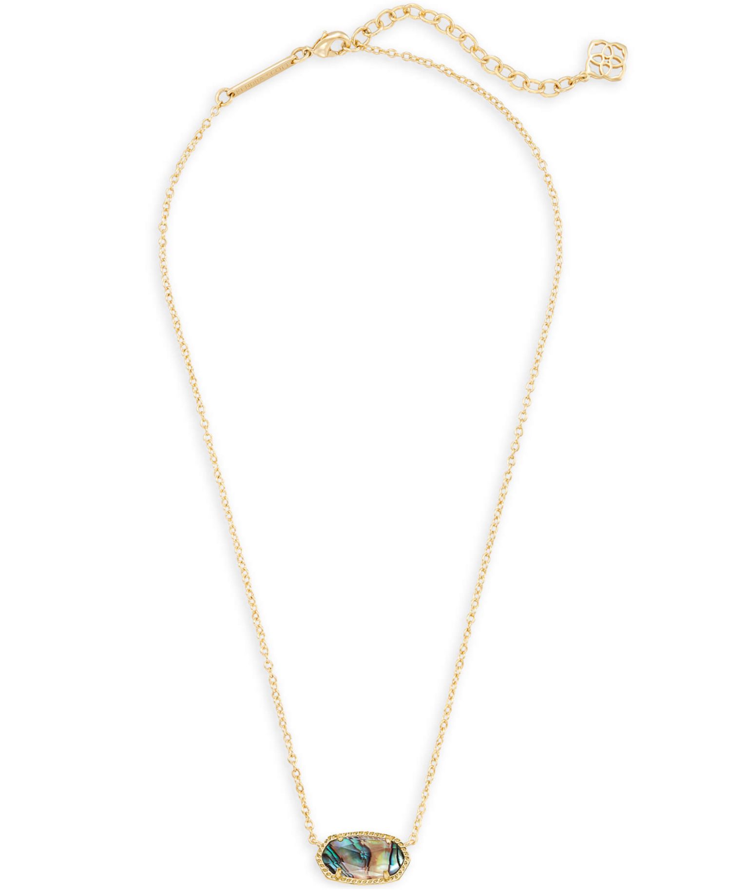 Glass Stone Elisa Pendant Necklace