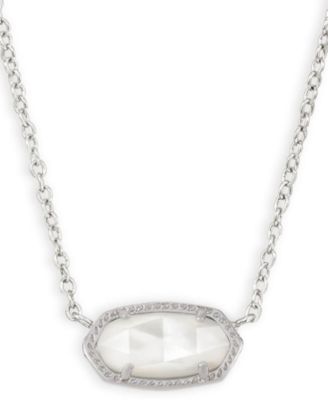 Glass Stone Elisa Pendant Necklace