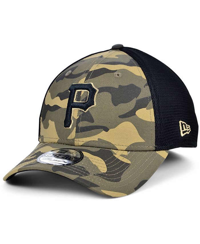 Casquette New Era 9 Twenty Pittsburgh Pirates - Camouflage Noir, Taille Réglable (MLB)