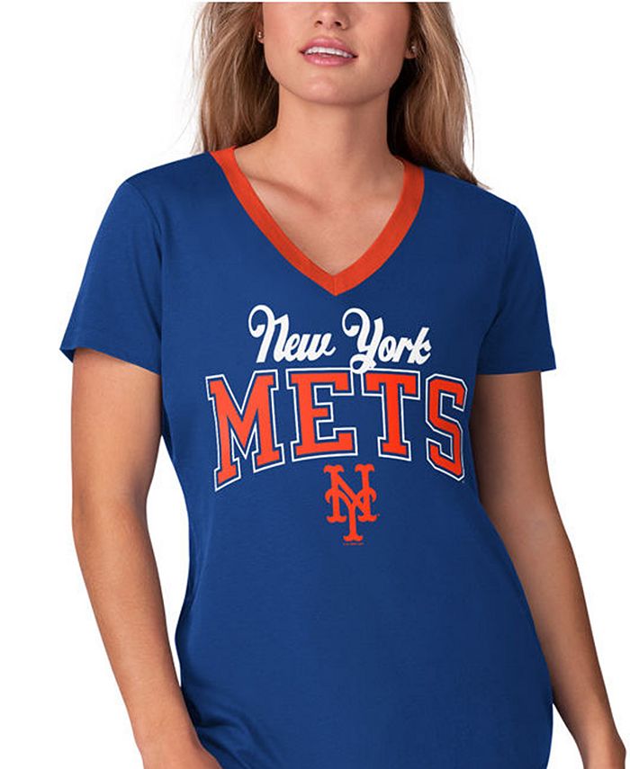 G-III Sports Women's New York Mets Fair Ball T-Shirt - Macy's