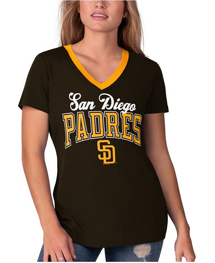 Women's San Diego Padres Nike Pink City Connect Wordmark T-Shirt