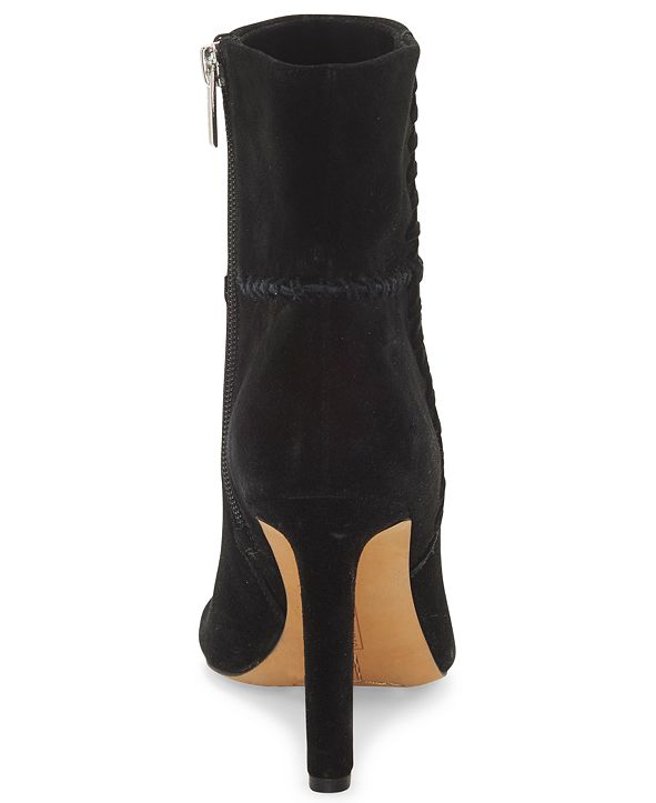 vince camuto peep toe booties