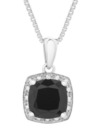 3-Pc. Set Onyx & Diamond Accent Pendant Necklace, Ring and Stud Earrings in 14k Gold-Plated Sterling Silver (Also Available in Sterling Silver)