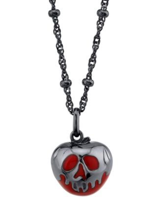 snow white apple necklace