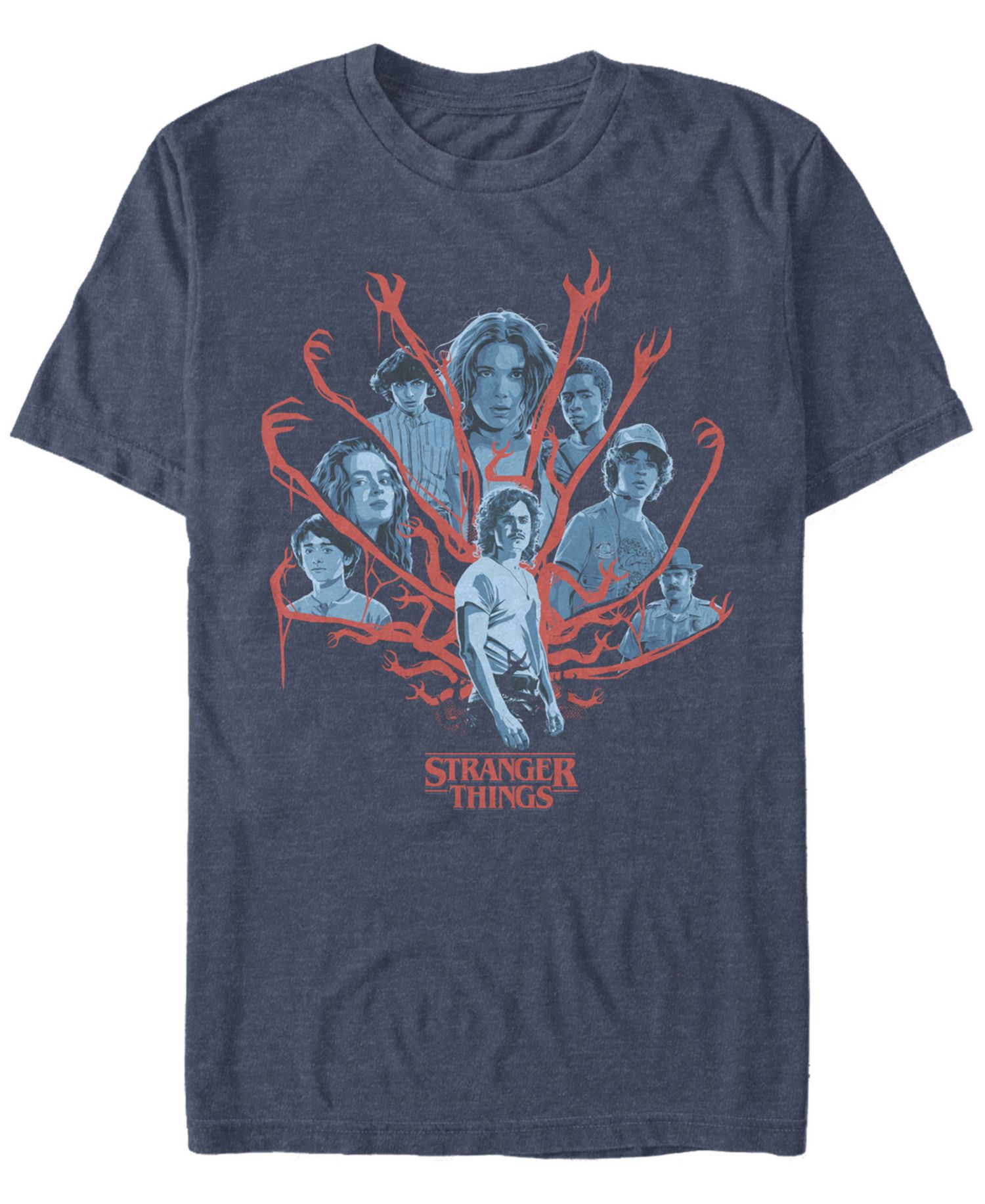 Men's Stranger Things Demogorgan Billy Poster Short Sleeve T-Shirt