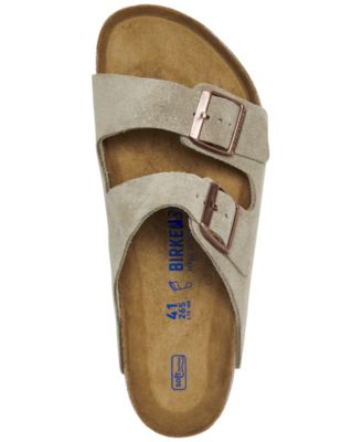 Men's Arizona Suede Leather Soft Footbed Casual Sandals from Finish Line