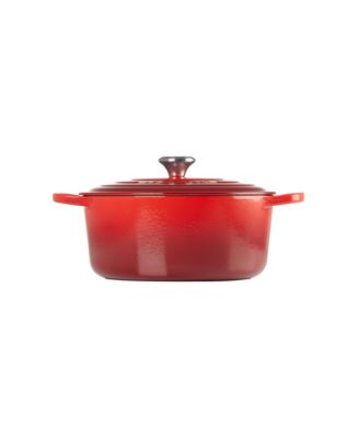 Signature Enameled Cast Iron 7.25-Quart Round Dutch Oven