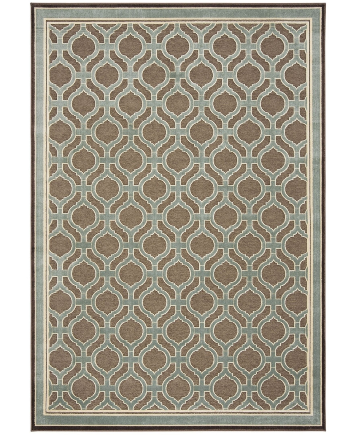 Martha Stewart Collection MSR4445 Brown 8' x 11'2in Area Rug - Brown
