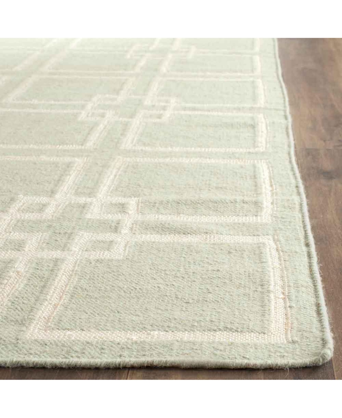Martha Stewart Collection Square Dance MSR1151DArea Rug - Avocado