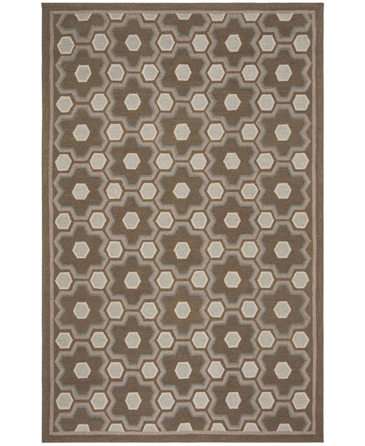 Martha Stewart Collection Puzzle MSR2327A Brown 8'6in x 11'6in Area Rug - Brown