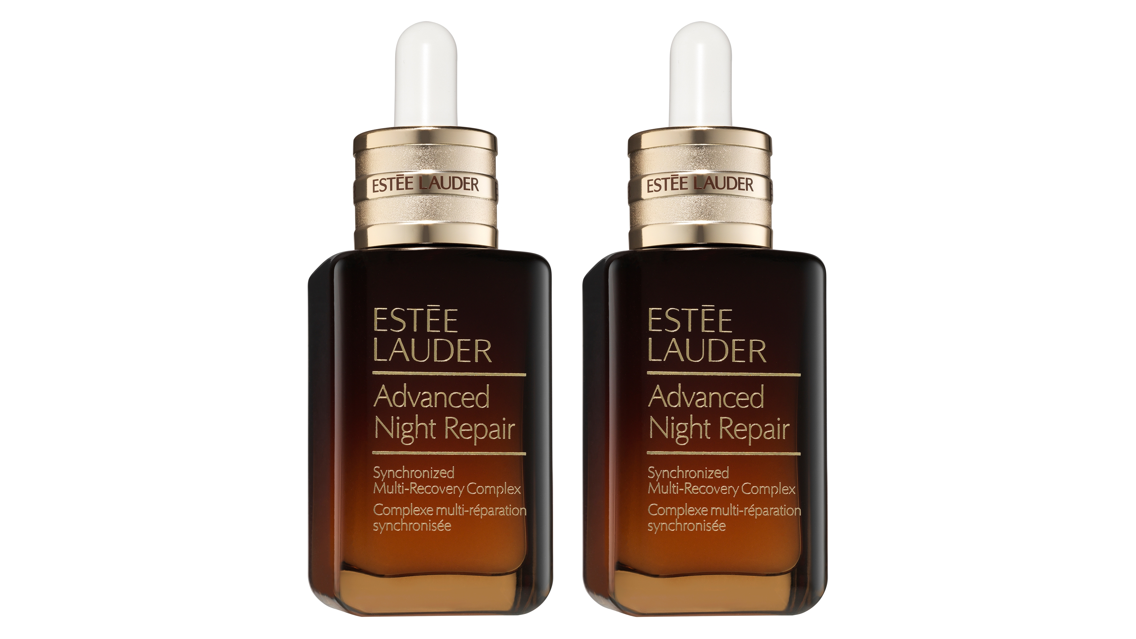 Estee Lauder Advanced Night Repair Duo Synchronized Multi-Recovery Complex Serum with Hyaluronic Acid & Peptides, 1.7 oz Duo