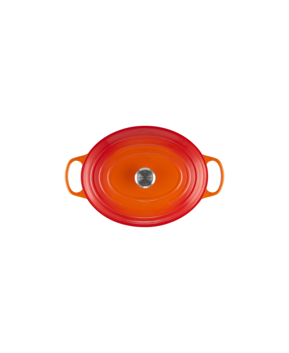 Le Creuset 9.5-qt. Signature Enameled Cast Iron Oval Dutch Oven In Orange