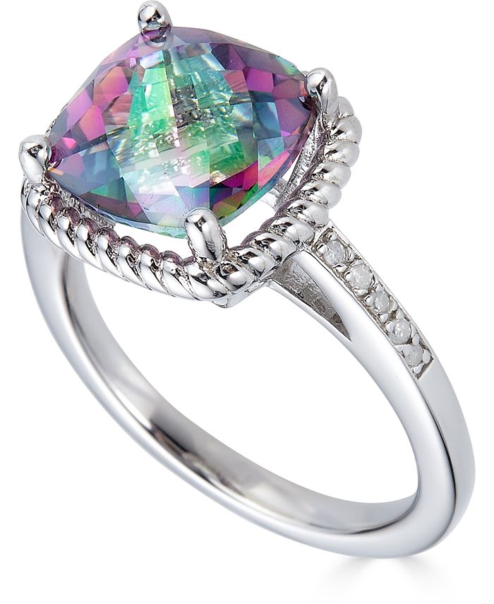 Macy s Mystic Topaz 3 1 2 ct. t.w. Diamond 1 20 ct. t.w