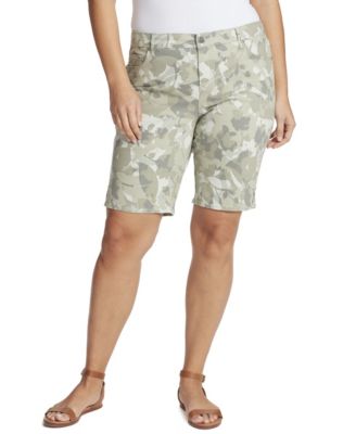 gloria vanderbilt bermuda shorts plus size