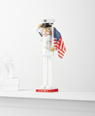 Holiday Lane - Navy Nutcracker