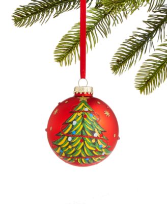 Holiday Lane - Santa's Favorites 2019 Red Ball Ornament