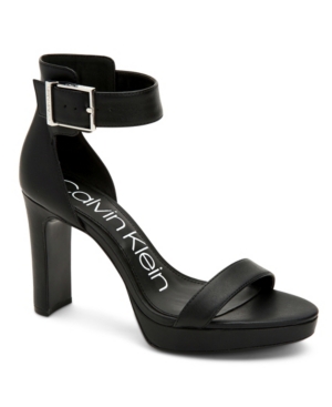image of Calvin Klein Women-s Milania Platform Sandal Women-s Shoes