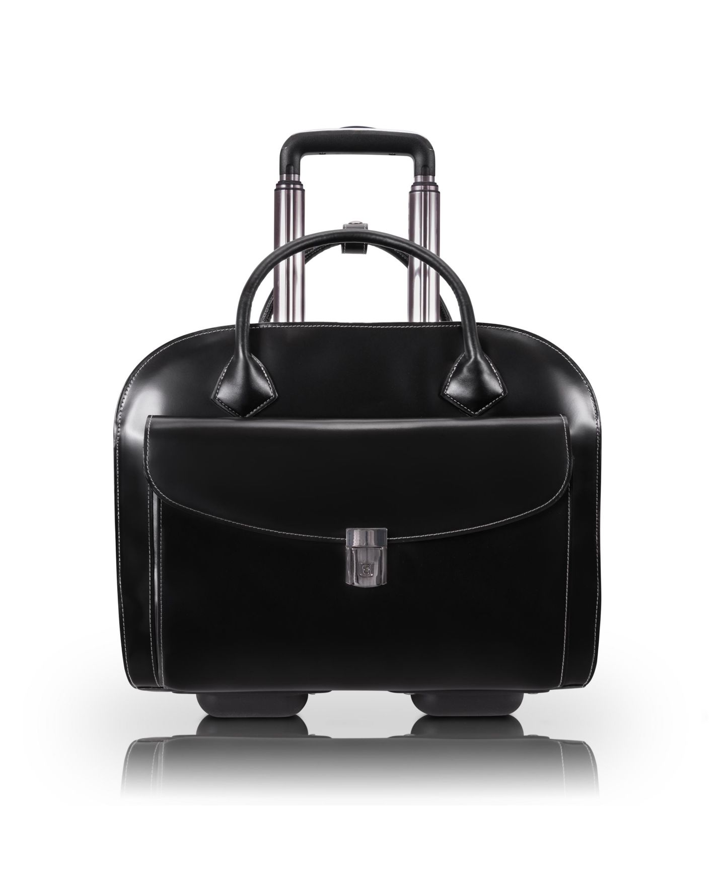Сумка McKlein Granville, 17" Laptop Briefcase, цвет: Чёрный — фото 3
