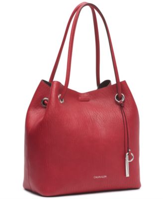 calvin klein gabrianna small tote