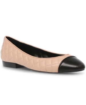 image of Steve Madden Women-s Caption Quilted Ballet Flats