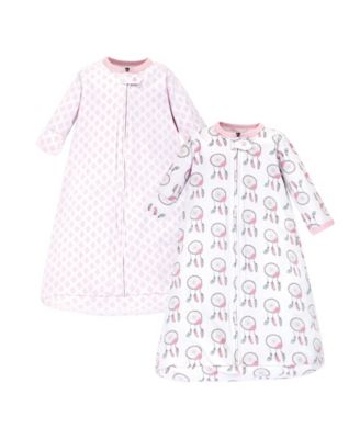 Baby Girls Hudson Cotton Long-Sleeve Wearable Sleeping Bag