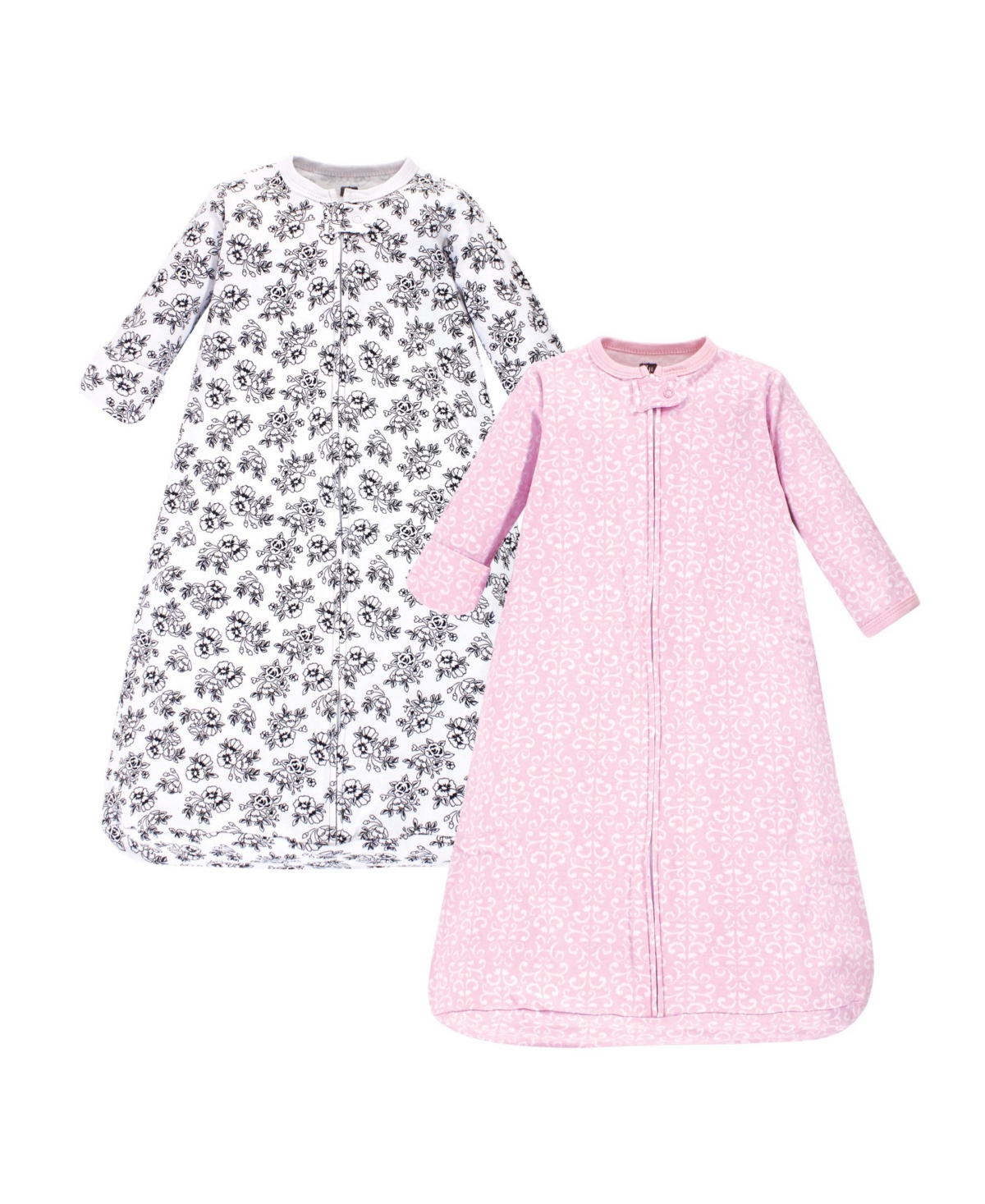 Hudson Baby Baby Boys Hudson Cotton Long-Sleeve Wearable Sleeping Bag, Sack, Blanket, Forest