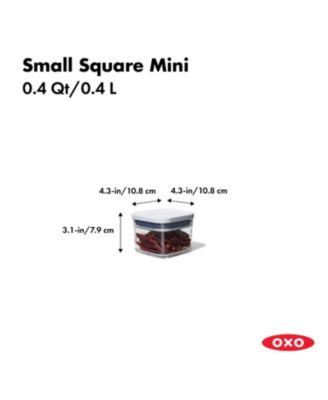 Pop Small Square Mini Food Storage Container