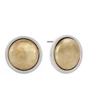 image of The Sak Round Button Earrings