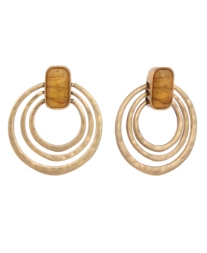 image of The Sak Textured Ring Clip Earrings