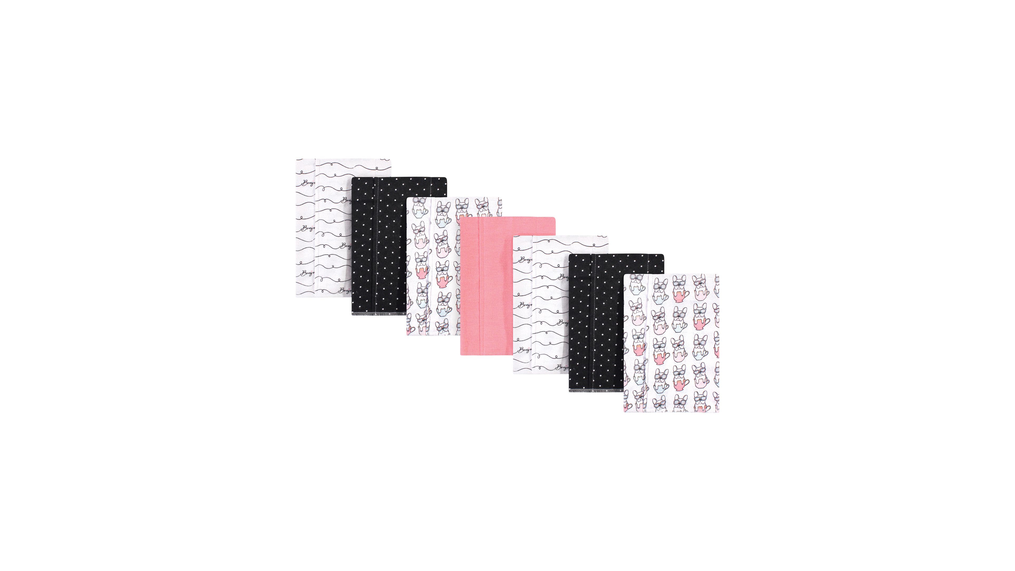 Hudson Baby Girls 7Pk Flannel Burp Cloth