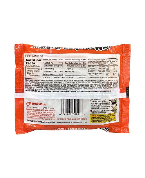Maruchan Ramen Noodle Soup Chicken Flavor Souper 6 Pack 4 Count 24 Packs Reviews Food Gourmet Gifts Dining Macy S