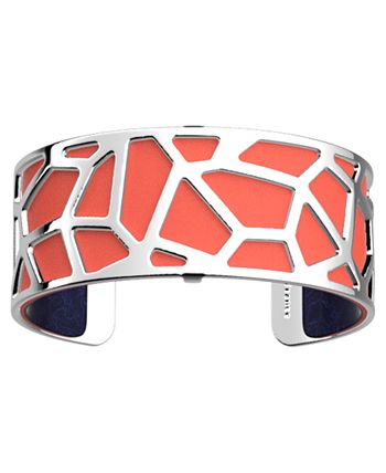 Bague Les Georgettes By Altesse Modèle Papyrus - Cuir Reversible Rose & Bleu - Taille 56 - Occasion