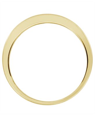 Men's Diamond (1/5 ct.t.w.) Band in 10k Yellow Gold