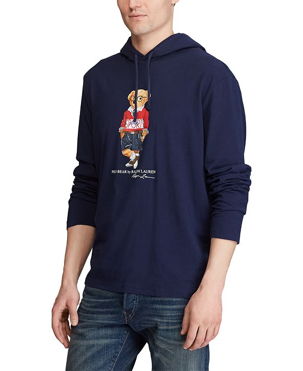 Polo Ralph Lauren Men's Big & Tall Polo Bear Hooded T-Shirt & Reviews ...