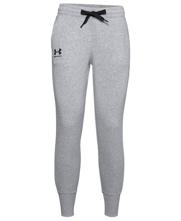 under armour rival fleece joggers ladies