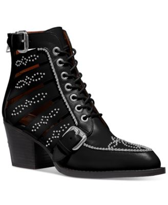 coach studded booties