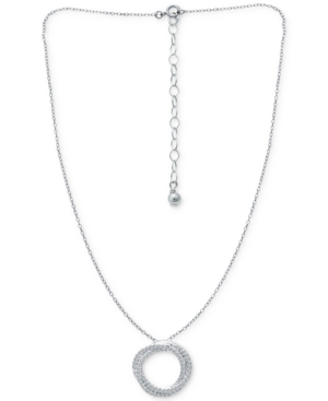 image of Giani Bernini Cubic Zirconia Twisted Circle 16