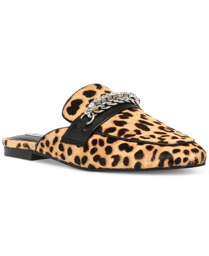 Cheetah mules cheap steve madden