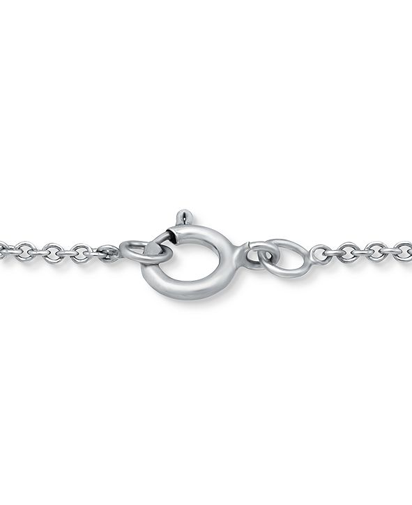 Giani Bernini Cubic Zirconia Infinity Ankle Bracelet in Sterling Silver
