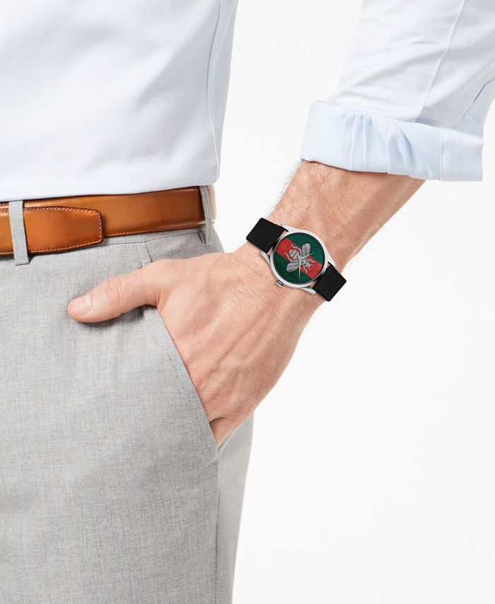 Gucci Unisex Swiss GTimeless Black Leather Strap Watch 38mm Macy's