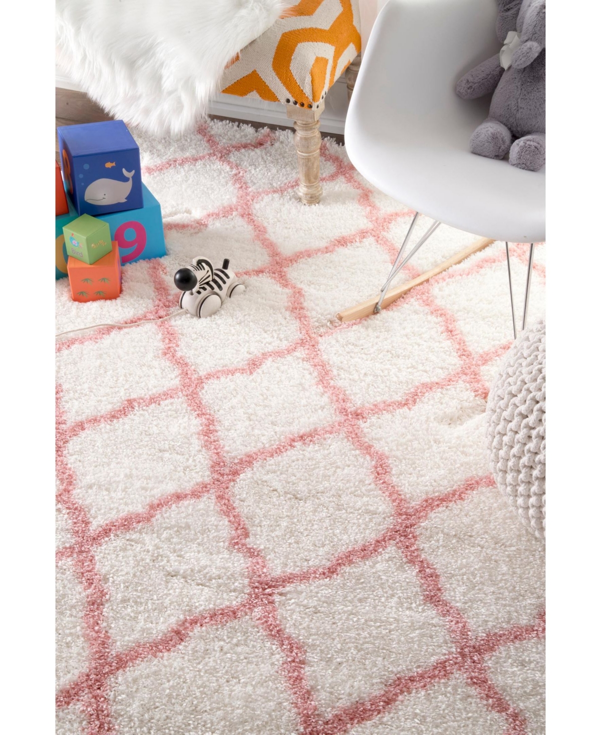 nuLoom Nelda OZAS03BArea Rug - Rose