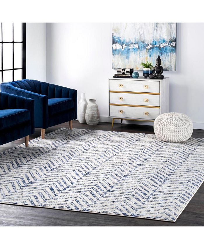 nuLoom Rosanne RZBD94A Blue 8' x 10' Area Rug Macy's