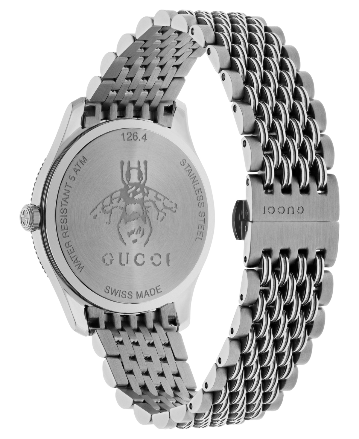 Shop Gucci Women's Swiss G-timeless Slim Stainless Steel Bracelet Watch 36mm In Silver
