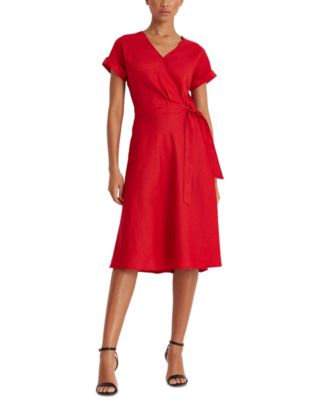 calvin klein trumpet midi dress