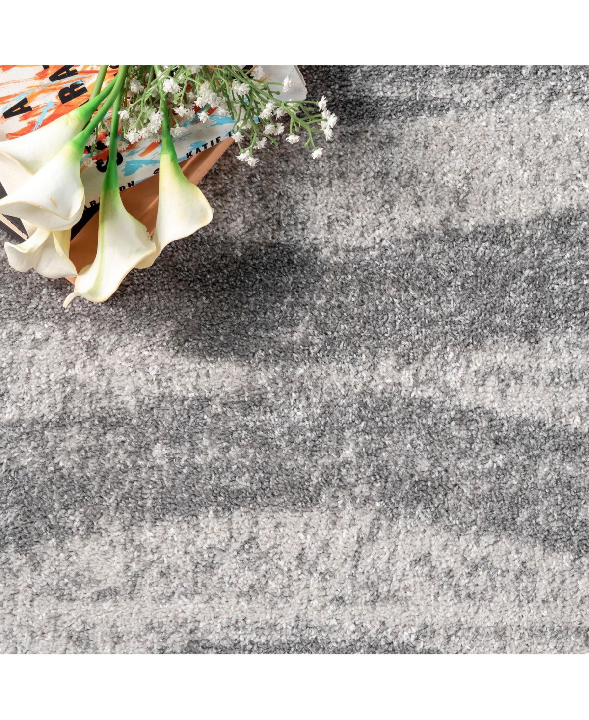 nuLoom Tristan BDSM02AArea Rug - Gray