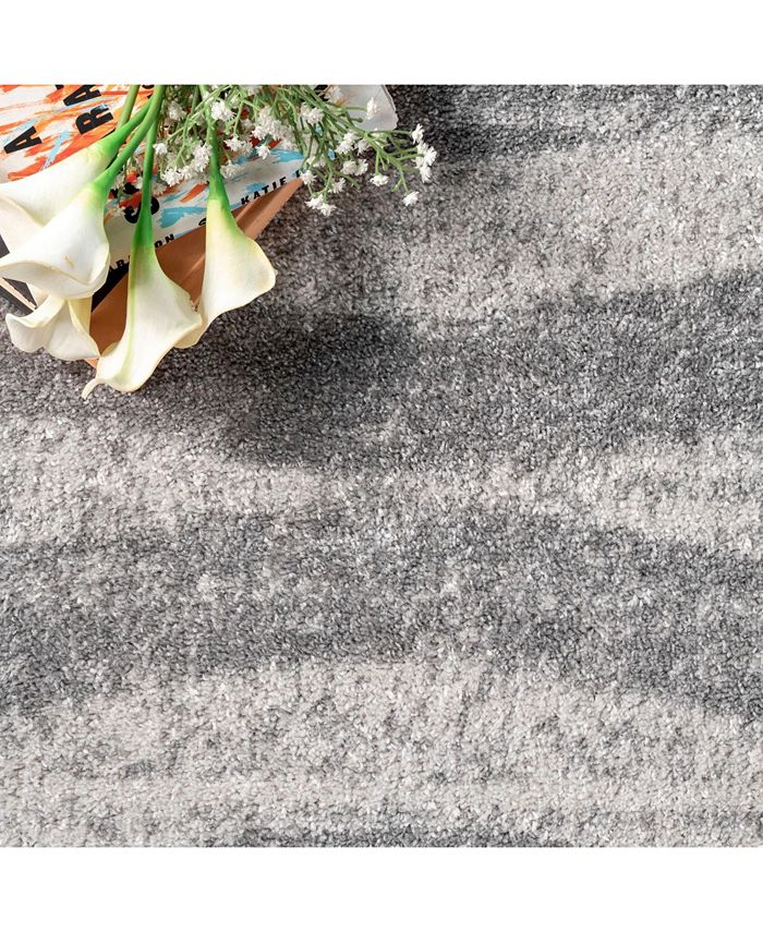 nuLoom Tristan BDSM02A Gray 6'7" x 9' Area Rug Macy's